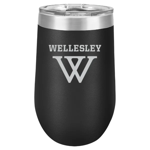 Wellesley College Polar Camel 16 oz. Stemless Wine Tumbler