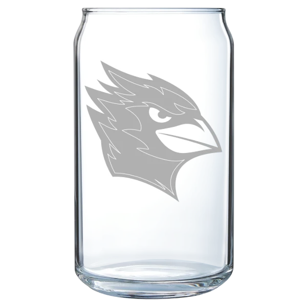 Wesleyan University (Connecticut) Polar Camel 16 oz. Can Glass
