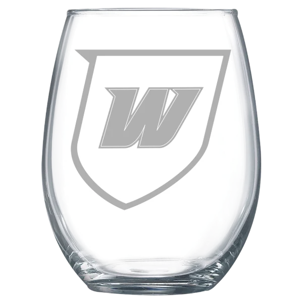 Western Connecticut State University Polar Camel 15 oz. Stemless Wine Glass