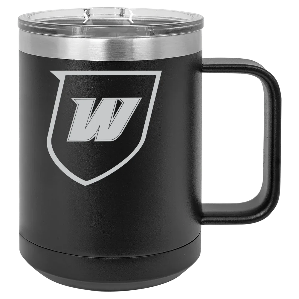 Western Connecticut State University Polar Camel 15 oz. Mug with Slider Lid