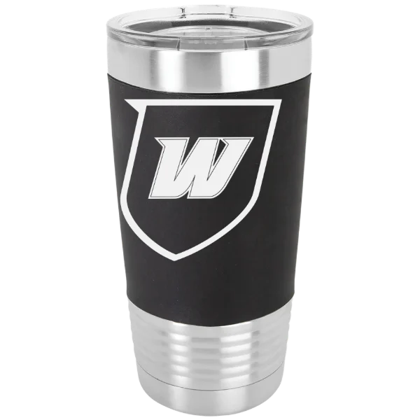 Western Connecticut State University Polar Camel 20 oz. Silicone Grip Tumbler with Standard Lid