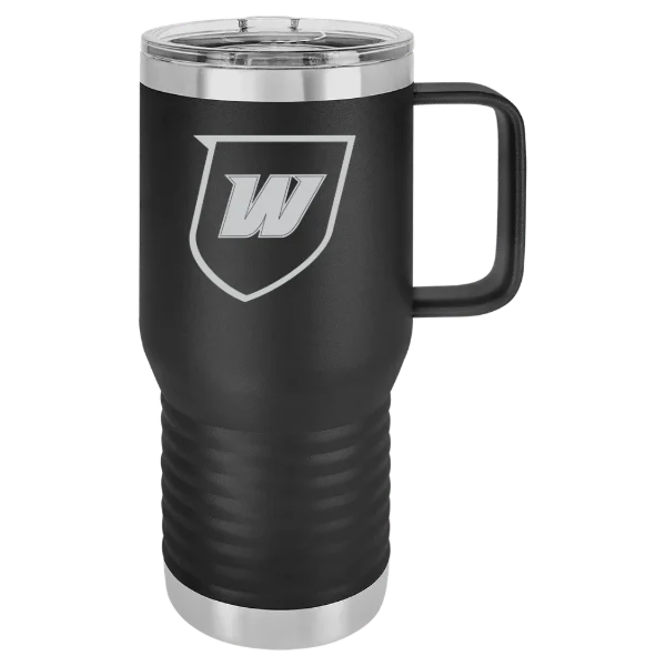 Western Connecticut State University Polar Camel 20 oz. Travel Mug with Slider Lid