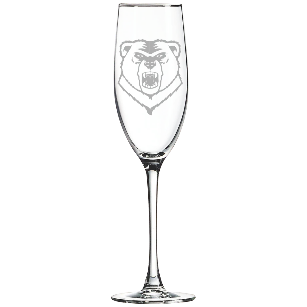 Western New England University Polar Camel 8 oz. Champagne Flute