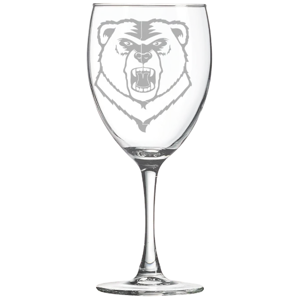Western New England University Polar Camel 10 1/2 oz. Wine Glass
