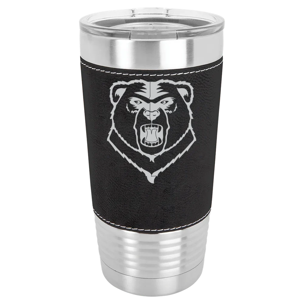 Western New England University Polar Camel 20 oz. Leatherette Grip Tumbler with Standard Lid