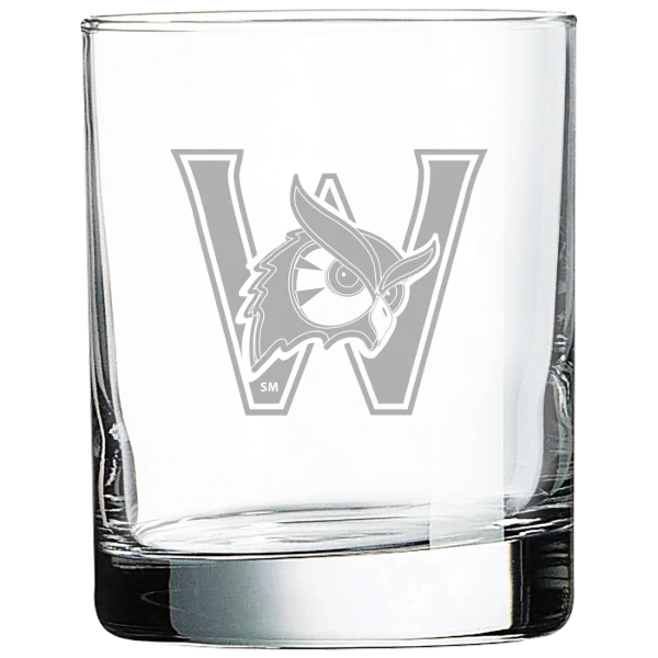 Westfield State University Polar Camel 10 1/2 oz. On The Rocks Glass