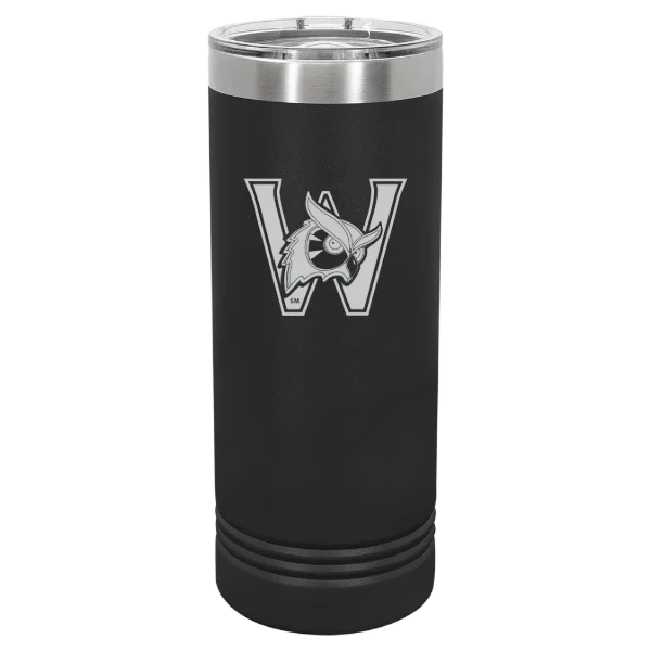 Westfield State University Polar Camel 22 oz. Skinny Tumbler with Slider Lid