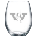 Westminster College (Pennsylvania) Polar Camel 9 oz. Stemless Wine Glass