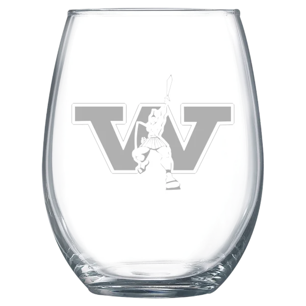 Westminster College (Pennsylvania) Polar Camel 15 oz. Stemless Wine Glass