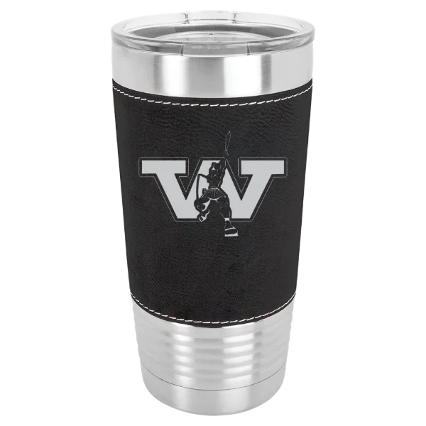 Westminster College (Pennsylvania) Polar Camel 20 oz. Leatherette Grip Tumbler with Standard Lid