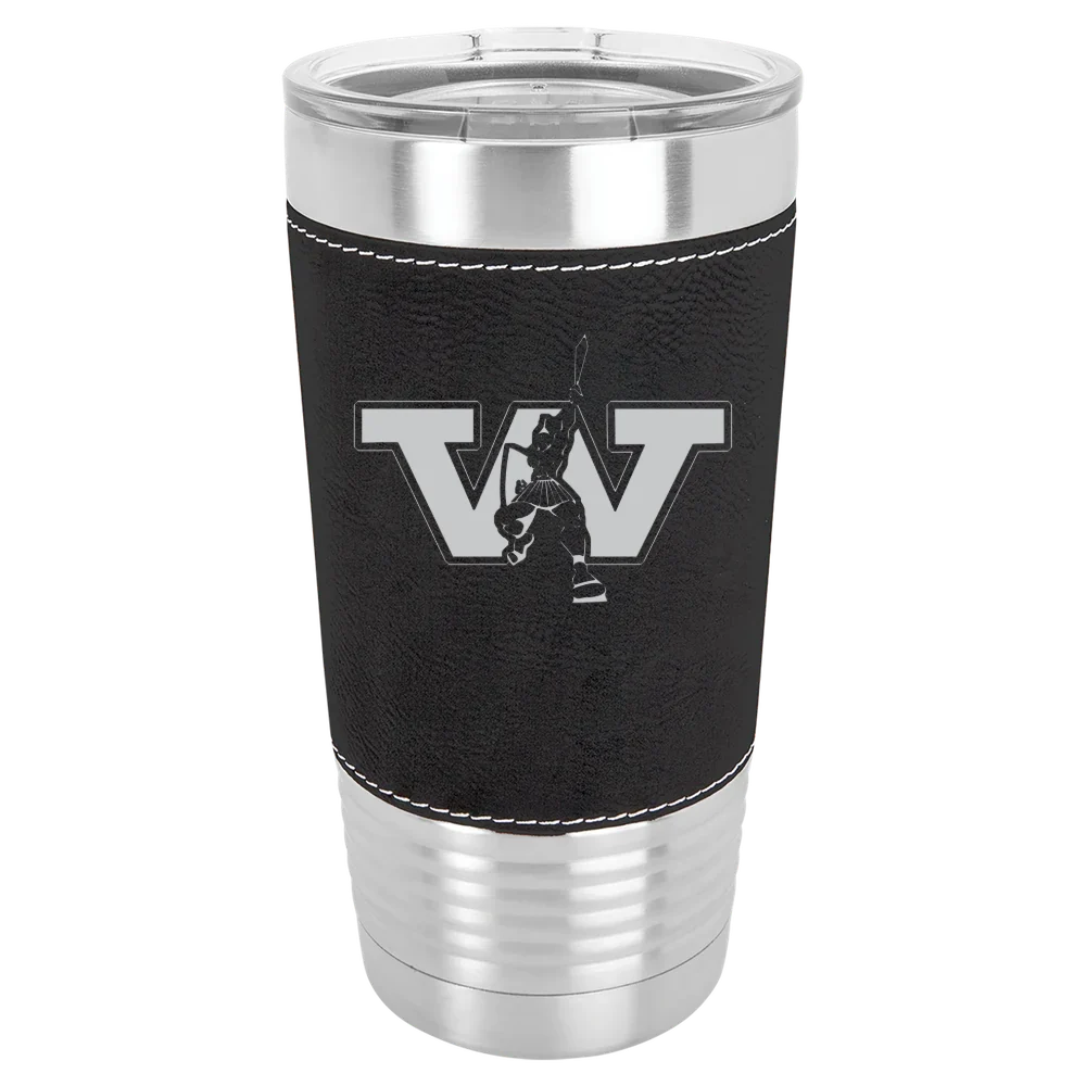 Westminster College (Pennsylvania) Polar Camel 20 oz. Leatherette Grip Tumbler with Standard Lid