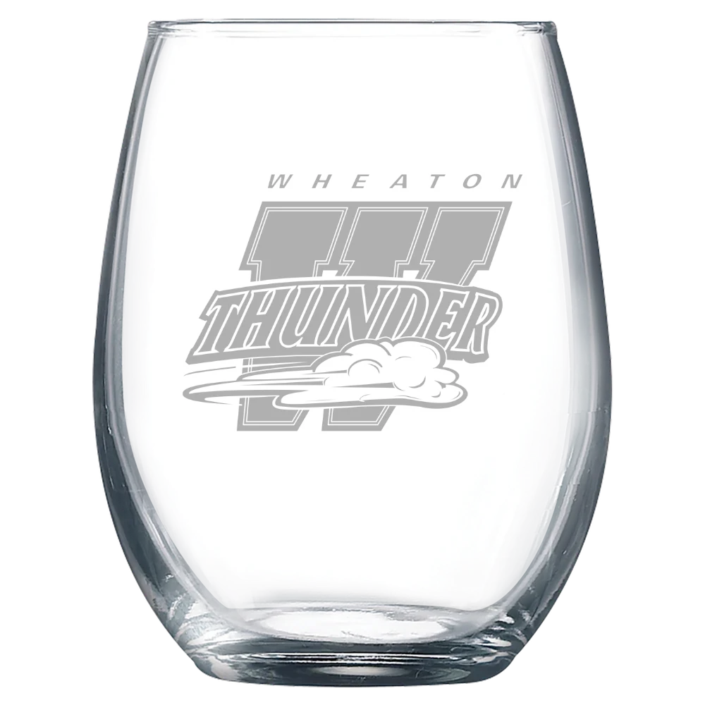 Wheaton College (Illinois) Polar Camel 9 oz. Stemless Wine Glass