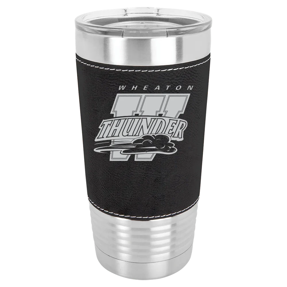 Wheaton College (Illinois) Polar Camel 20 oz. Leatherette Grip Tumbler with Standard Lid