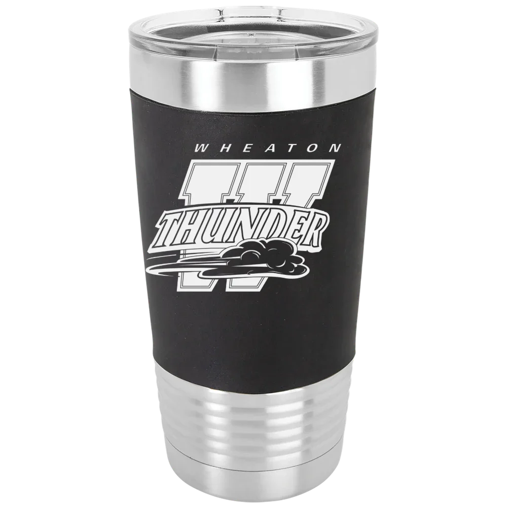Wheaton College (Illinois) Polar Camel 20 oz. Silicone Grip Tumbler with Standard Lid