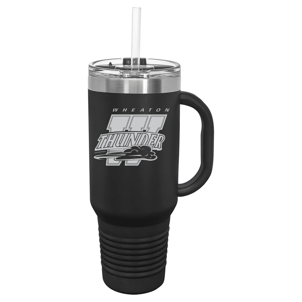 Wheaton College (Illinois) Polar Camel 40 oz. Travel Mug with Snap Lid & Straw