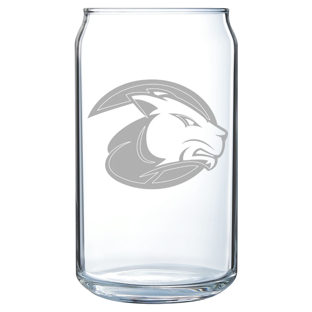 Wheaton College (Massachusetts) Polar Camel 16 oz. Can Glass
