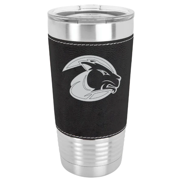 Wheaton College (Massachusetts) Polar Camel 20 oz. Leatherette Grip Tumbler with Standard Lid