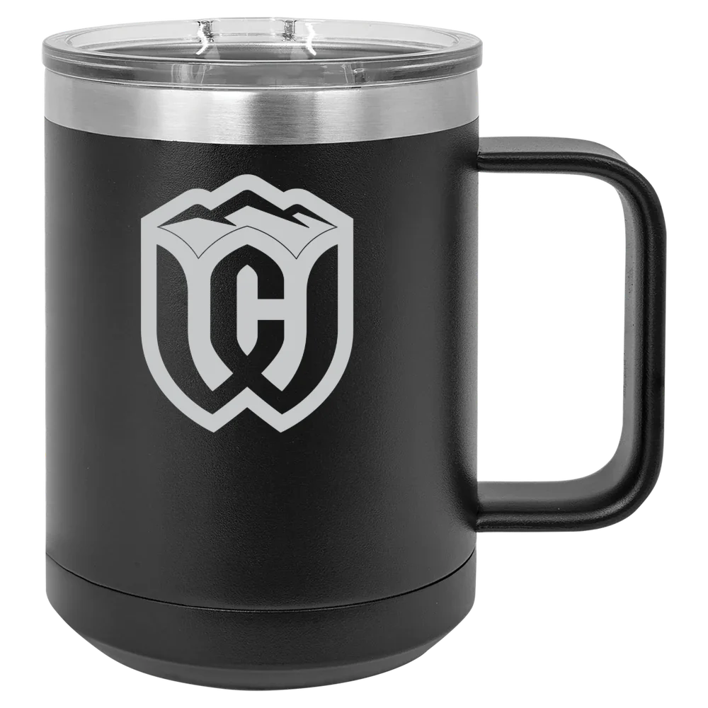 Whitman College Polar Camel 15 oz. Mug with Slider Lid