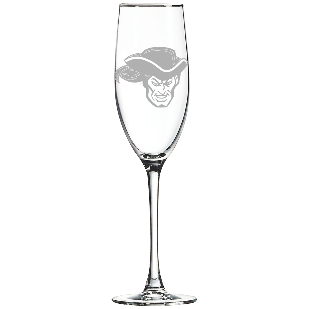 Whittier College Polar Camel 8 oz. Champagne Flute