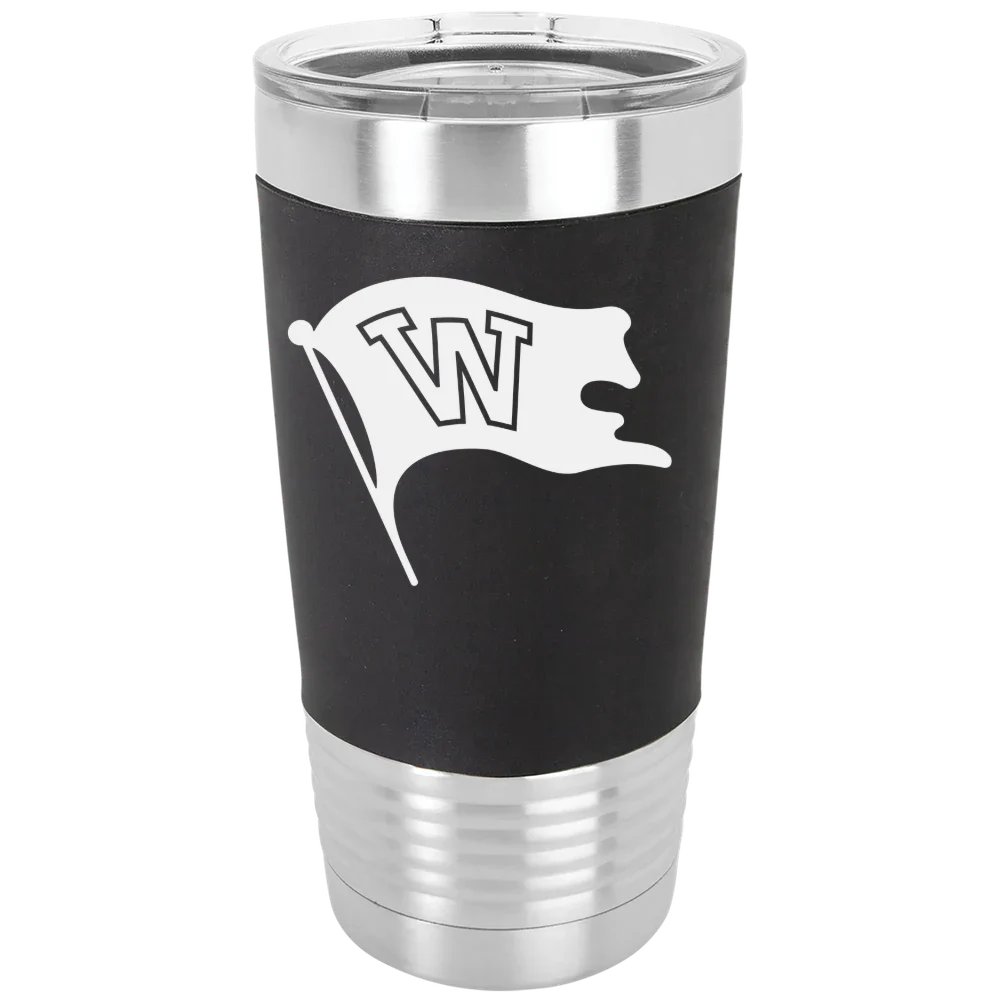 Whitworth University Polar Camel 20 oz. Silicone Grip Tumbler with Standard Lid