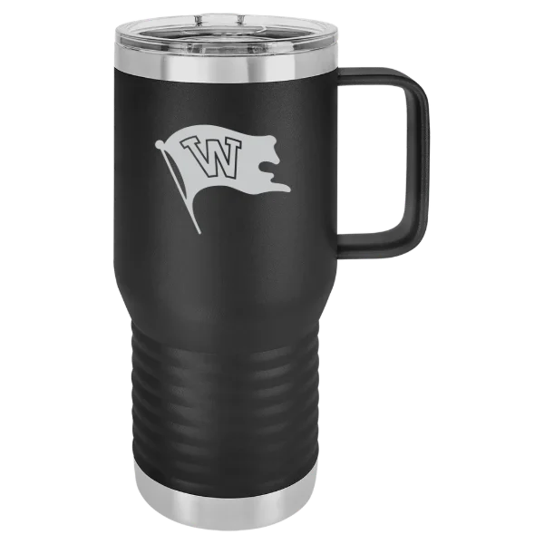 Whitworth University Polar Camel 20 oz. Travel Mug with Slider Lid
