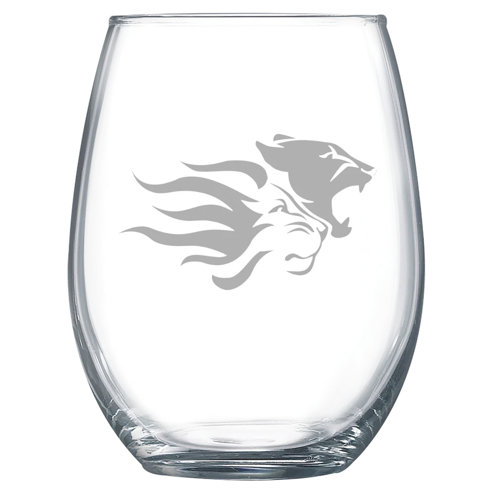 Widener University Polar Camel 15 oz. Stemless Wine Glass