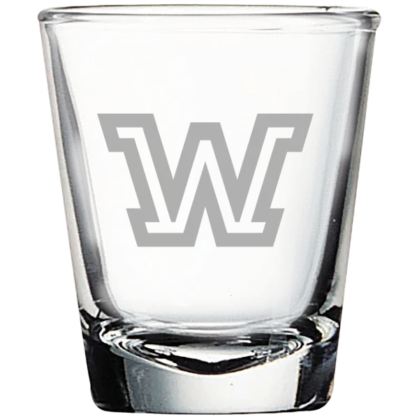 Wilkes University Polar Camel 1.7 oz. Shot Glass
