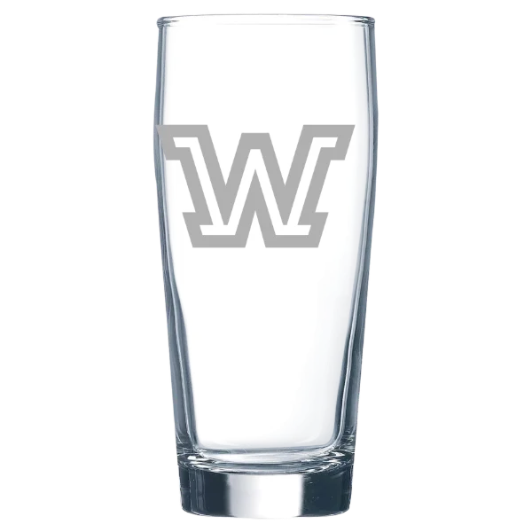 Wilkes University Polar Camel 16 oz. Willi Becher Beer Glass