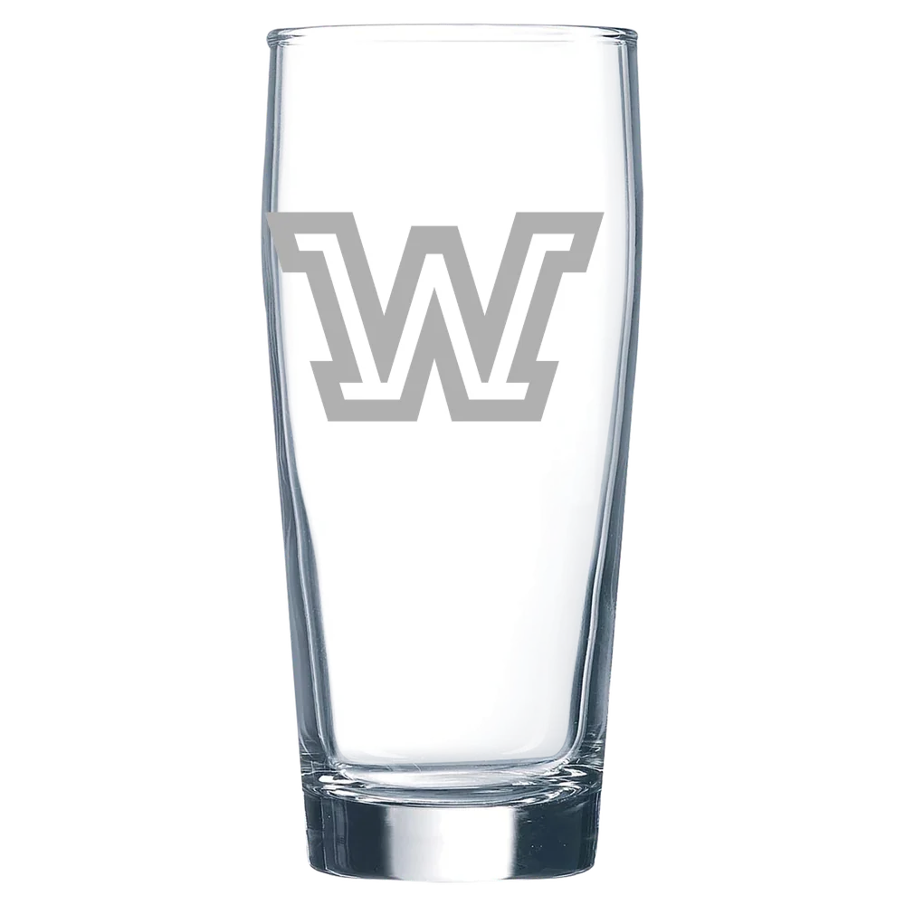 Wilkes University Polar Camel 16 oz. Willi Becher Beer Glass
