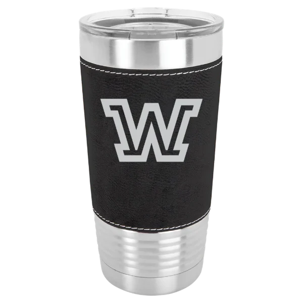 Wilkes University Polar Camel 20 oz. Leatherette Grip Tumbler with Standard Lid