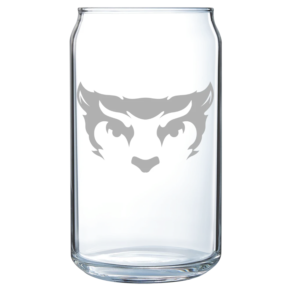 Willamette University Polar Camel 16 oz. Can Glass