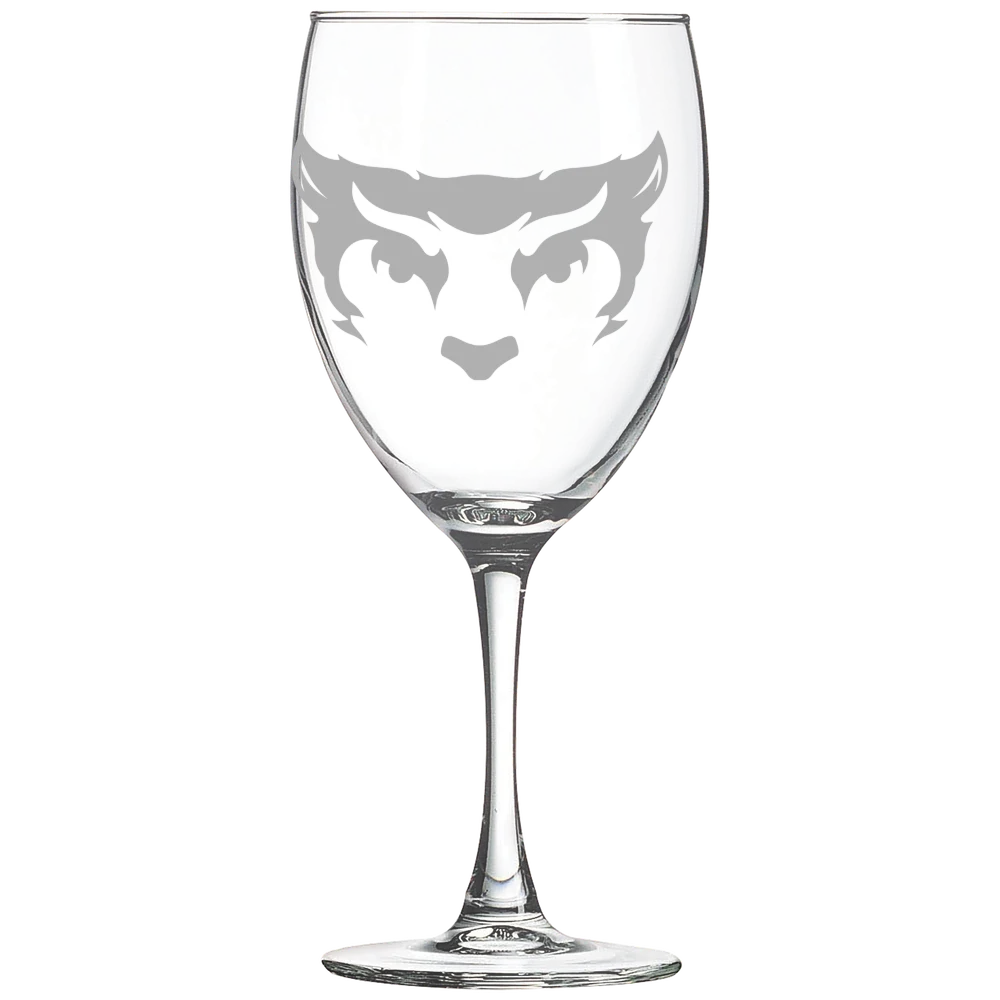 Willamette University Polar Camel 10 1/2 oz. Wine Glass
