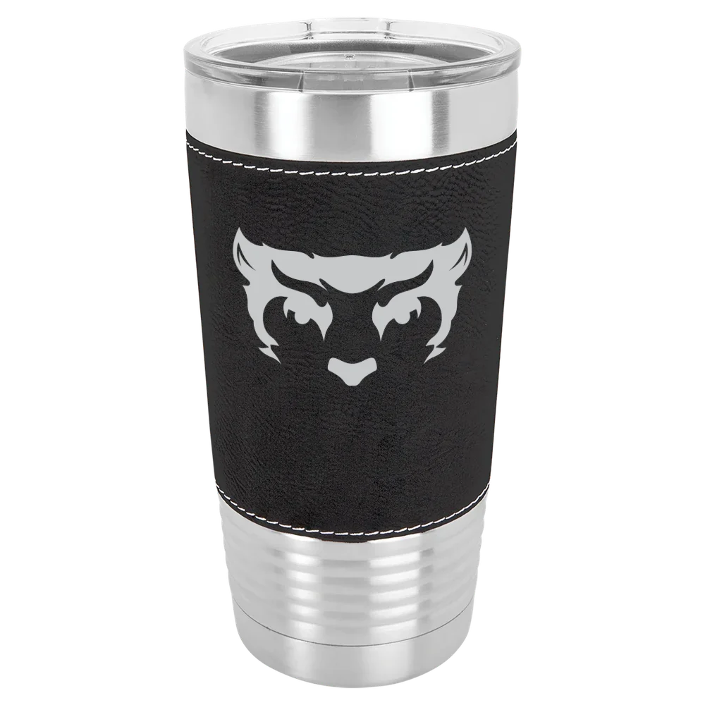 Willamette University Polar Camel 20 oz. Leatherette Grip Tumbler with Standard Lid