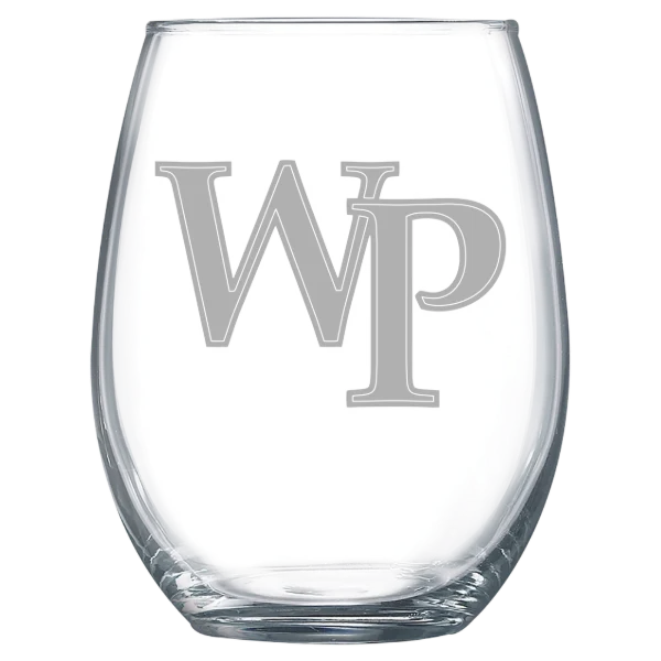 William Paterson University of New Jersey Polar Camel 15 oz. Stemless Wine Glass