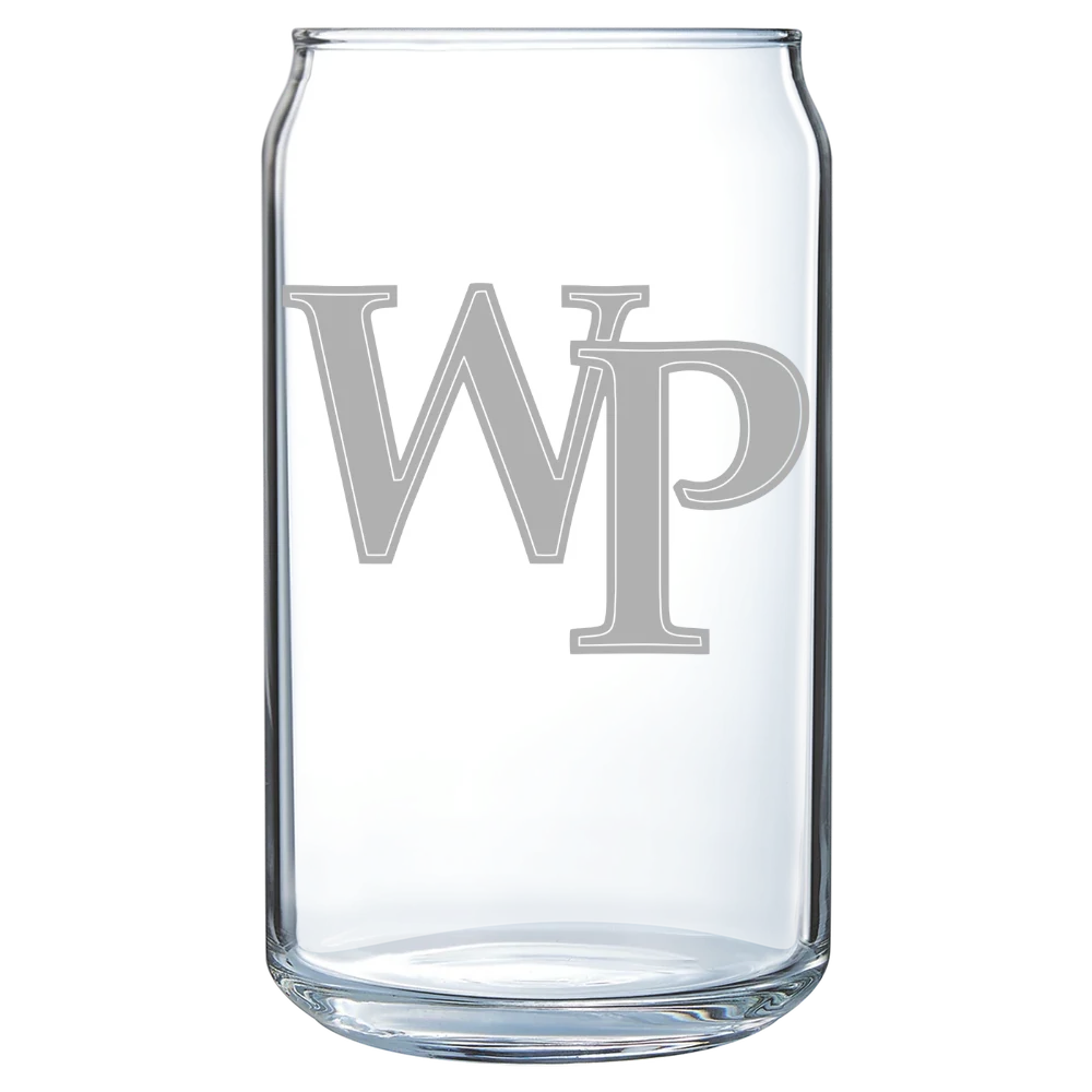 William Paterson University of New Jersey Polar Camel 16 oz. Can Glass