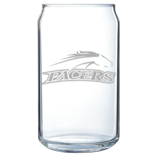 William Peace University Polar Camel 16 oz. Can Glass