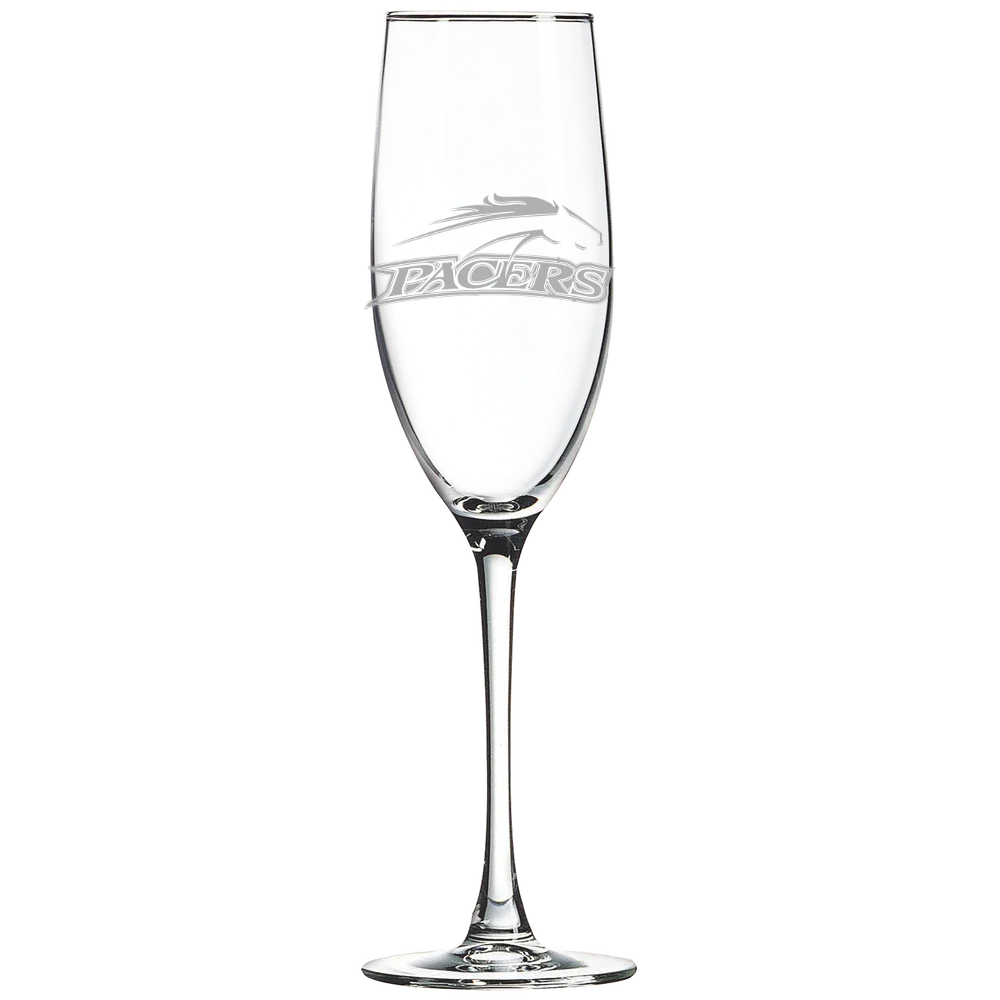 William Peace University Polar Camel 8 oz. Champagne Flute