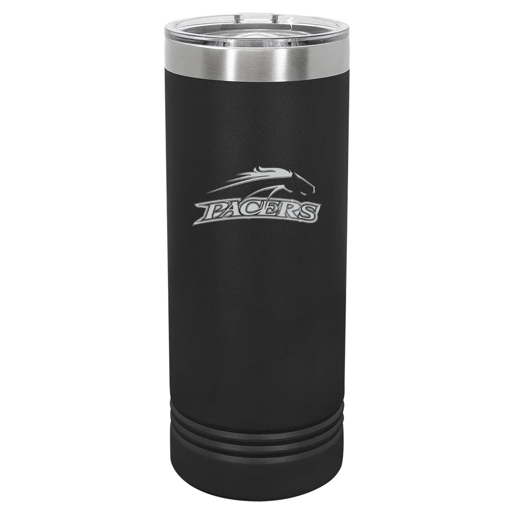William Peace University Polar Camel 22 oz. Skinny Tumbler with Slider Lid