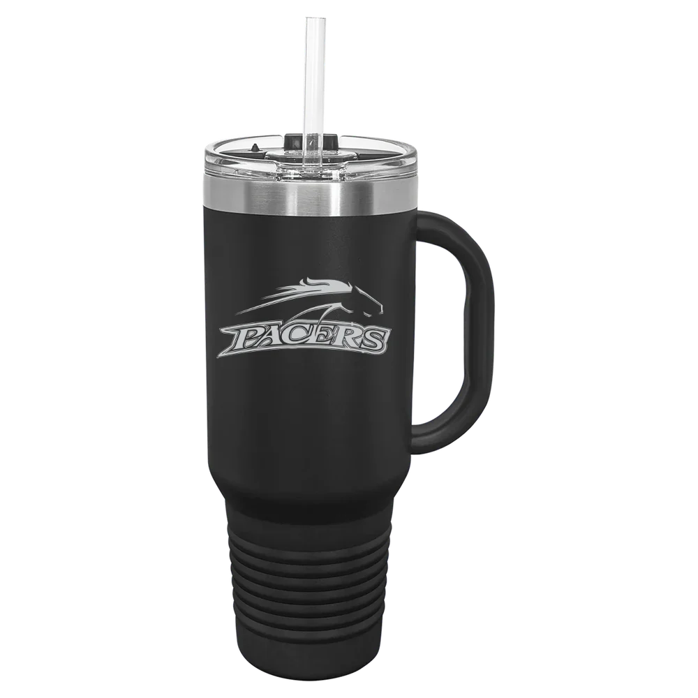 William Peace University Polar Camel 40 oz. Travel Mug with Snap Lid & Straw