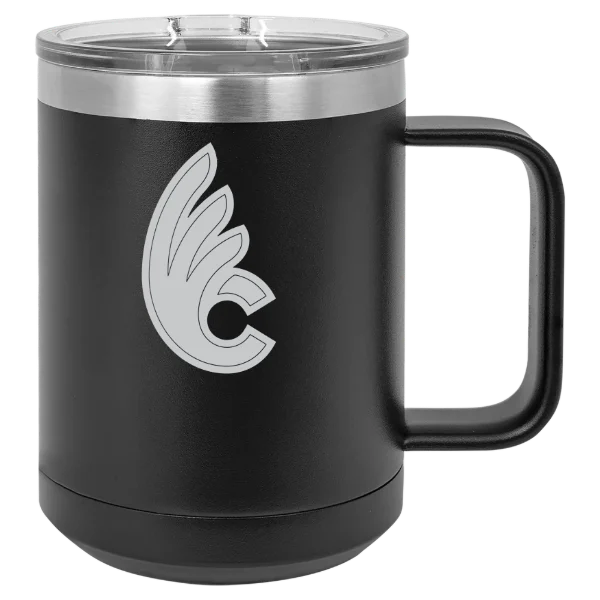 Wilmington College (Ohio) Polar Camel 15 oz. Mug with Slider Lid