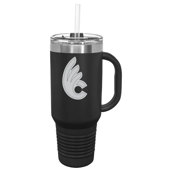 Wilmington College (Ohio) Polar Camel 40 oz. Travel Mug with Snap Lid & Straw