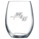 Wisconsin Lutheran College Polar Camel 9 oz. Stemless Wine Glass