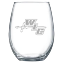 Wisconsin Lutheran College Polar Camel 15 oz. Stemless Wine Glass