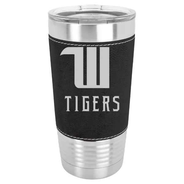 Wittenberg University Polar Camel 20 oz. Leatherette Grip Tumbler with Standard Lid