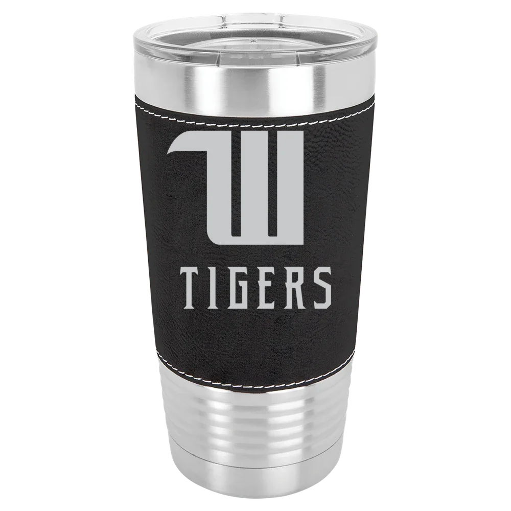 Wittenberg University Polar Camel 20 oz. Leatherette Grip Tumbler with Standard Lid