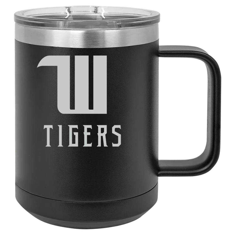 Wittenberg University Polar Camel 15 oz. Mug with Slider Lid