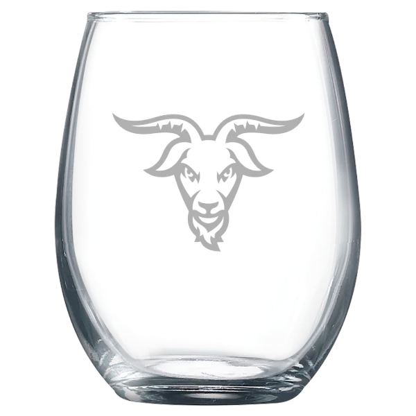 Worcester Polytechnic Institute Polar Camel 9 oz. Stemless Wine Glass