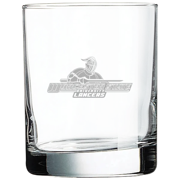 Worcester State University Polar Camel 10 1/2 oz. On The Rocks Glass