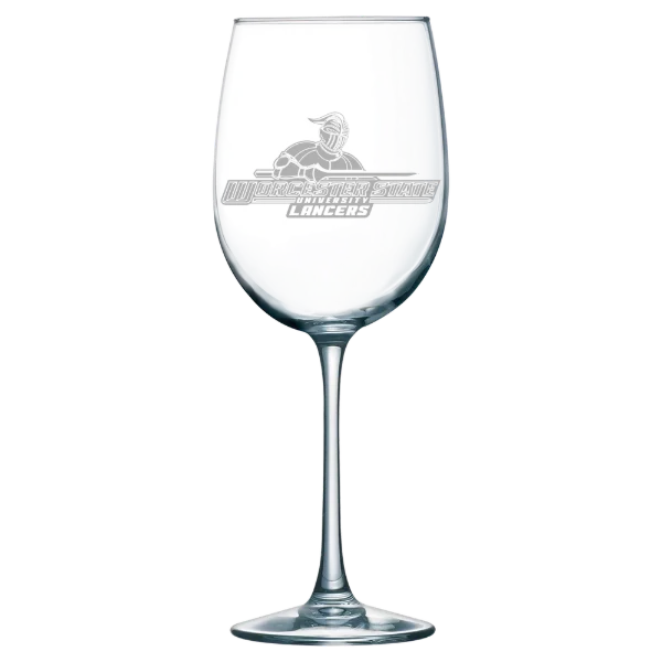 Worcester State University Polar Camel 19 oz. Wine Glass