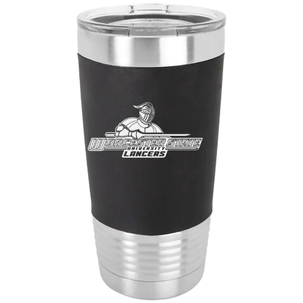 Worcester State University Polar Camel 20 oz. Silicone Grip Tumbler with Standard Lid